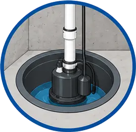 sump pump installation